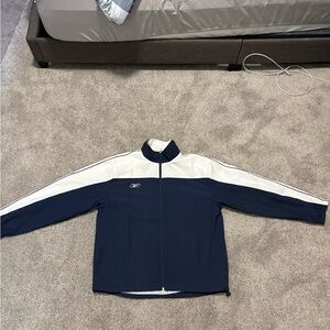 Reebok Navy and White Jacket